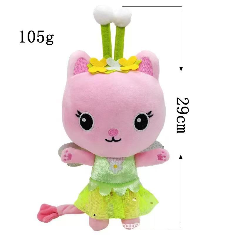 Newest 9 Stlyes Gabby Dollhouse Plush Toy Mercat Cartoon Stuffed Animals Mermaid Cat Plushie Doll Kids Birthday Christams Gifts