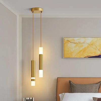 Σύγχρονα LED κρεμαστά φωτιστικά μινιμαλιστικό εστιατόριο / καφέ μπαρ / σαλόνι / κρεβατοκάμαρα κρεμαστό φωτιστικό μακρύ καλώδιο κρεμαστό φωτιστικό