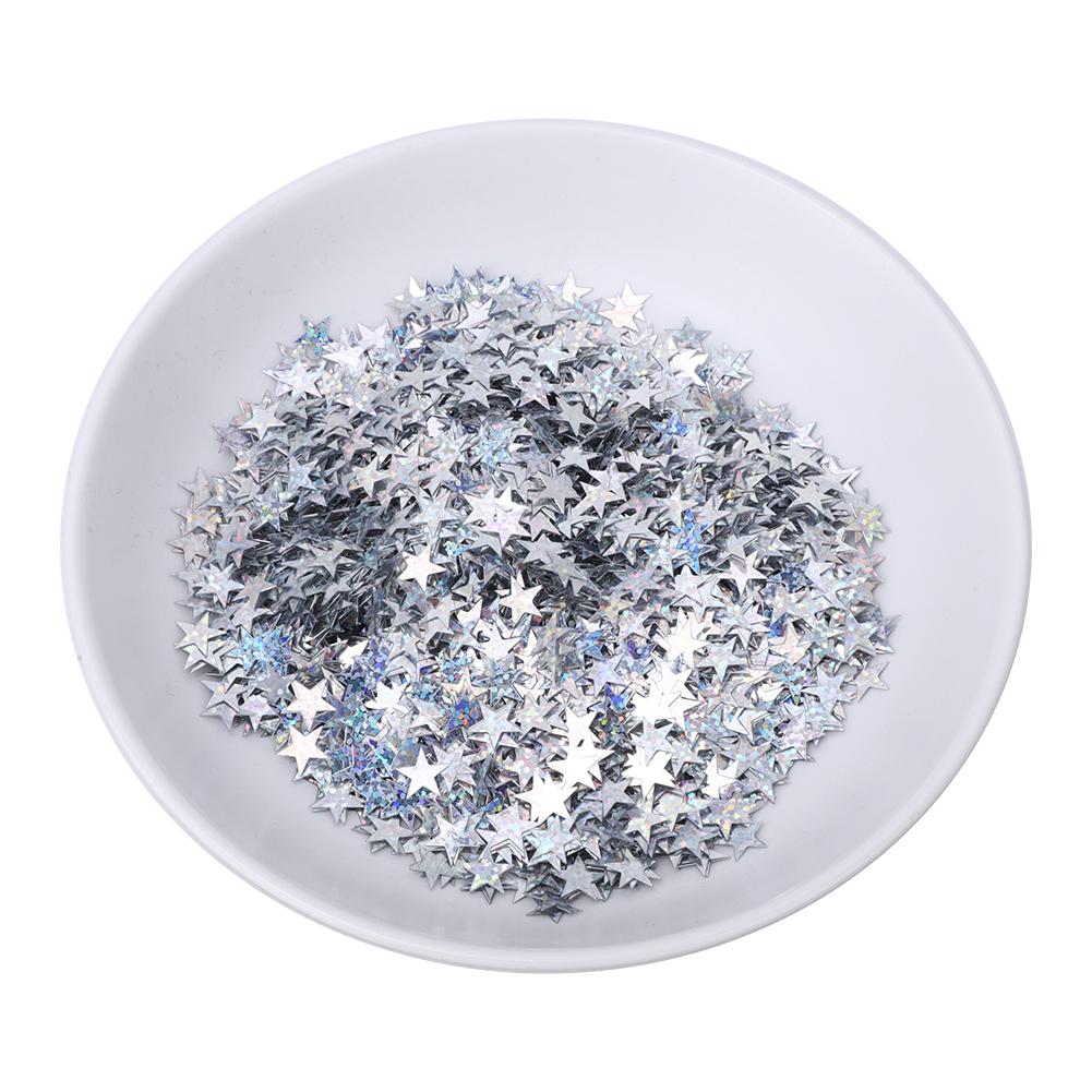 4000pcs 10mm PVC Star Table Confetti Sprinkles for Christmas Wedding Birthday Party Decoration
