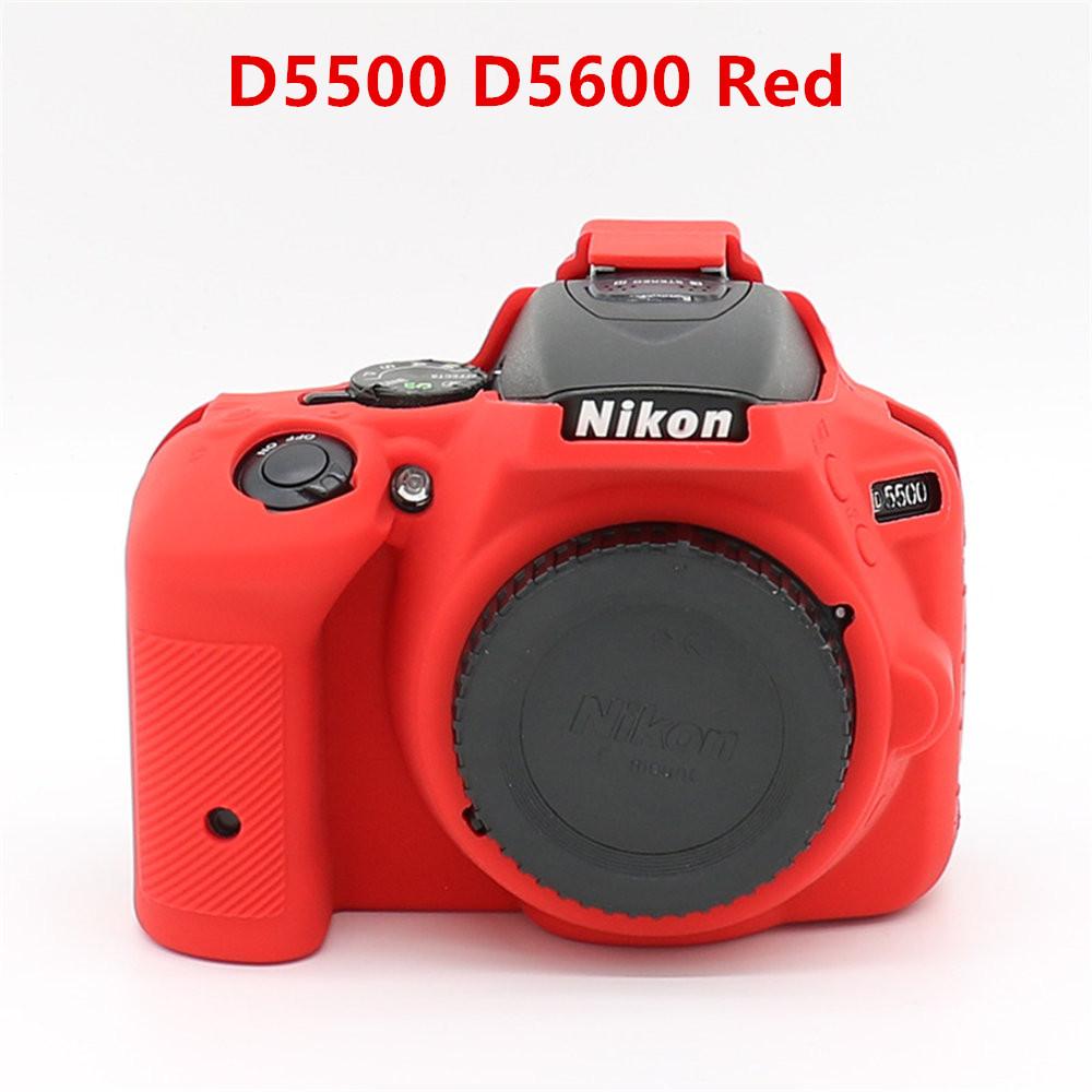 Soft Silicone Rubber Armor Camera Bag Case For Nikon Z50 Z6 Z7 Z6II Z7II D5500 D5600 D7000 D7100 D7200 D600 D610 D750 DSLR Cover