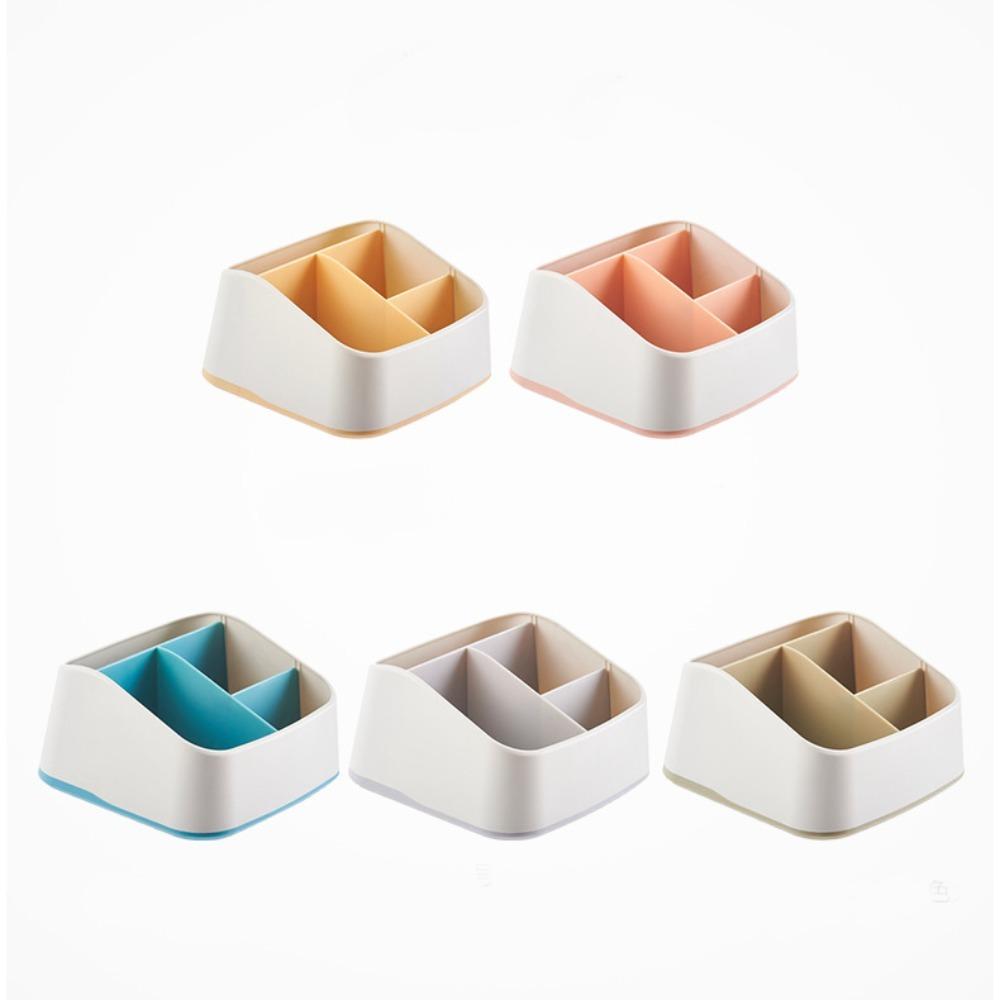 

PP Remote Control Holder 4 Slot Key Finishing Box High Quality Stationery Organizer Home Hotel помаранчевий