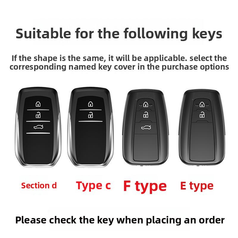 2024 New Crown Land Release Keycase 12/13/14/16th Generation Toyota Crown Car Special Premium Shell Buckle
