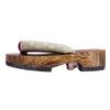 Geta in Burnt Paulownia Wood for Girls [KYOETSU] (Japanese Clogs) Dull, (5 Beige, measurement_18_point_0_centimeters)