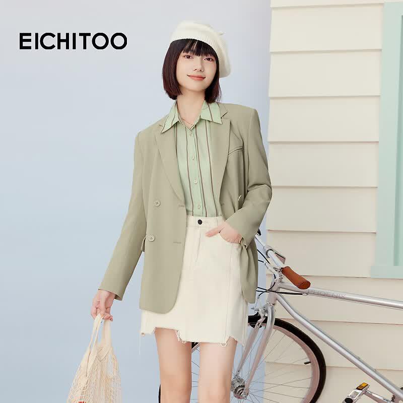 EICHITOO Spring Commuter Fashion Blazer S