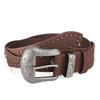 American Vintage Style Women's Belt with Y2k Design Sense, Decorative Trendy Engraved Rivets, Suitable for Skirt and Coat