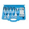 Kit de démontage autoradio - bgs - 32 pièces - acier chrome vanadium - universel - coffret de rangement
