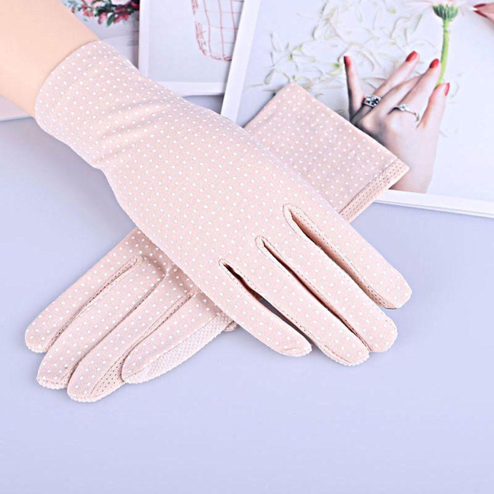 

UV Protection Sunscreen Gloves Thin Cycling Driving Gloves Summer Anti-UV Mittens Running