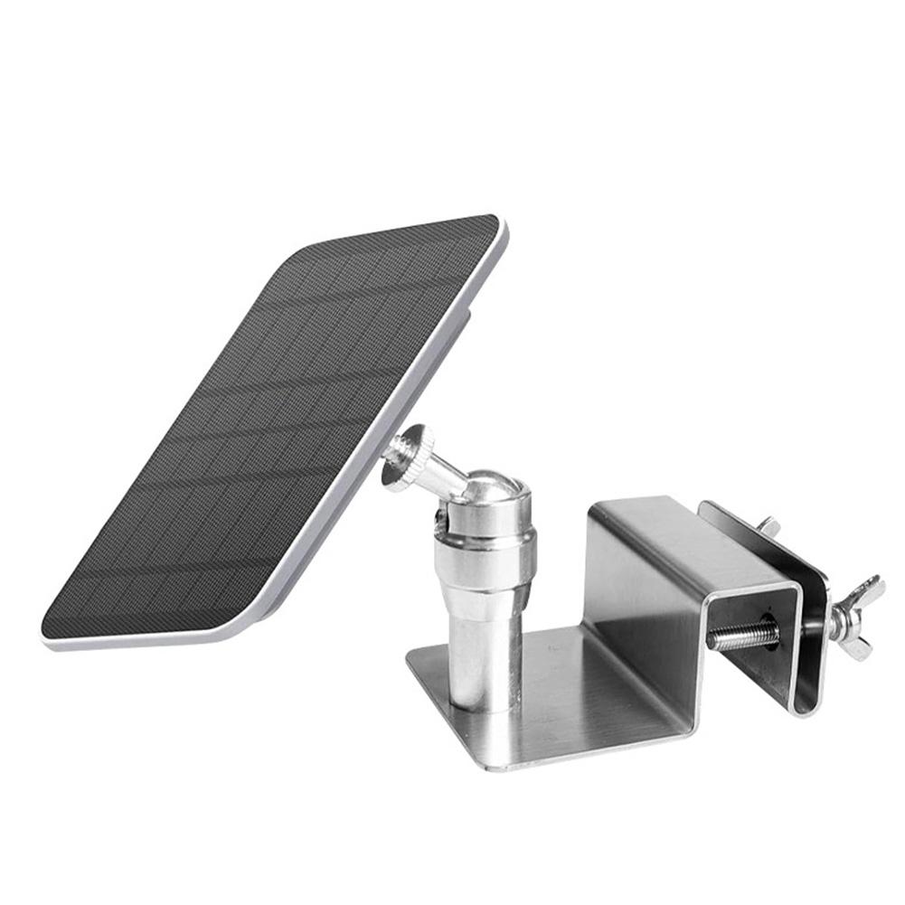 Adjustable Stainless Steel Photovoltaic Bracket for forArlo forEufy Cameras with 1 4 Thread and Easy Setup Installation Hardware