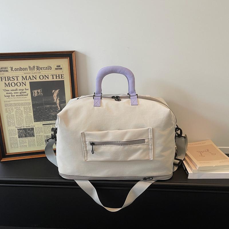 Large Capacity Short Distance Travel Bag Women's Storage Bag Duffel Bag Sports Fitness Bag
