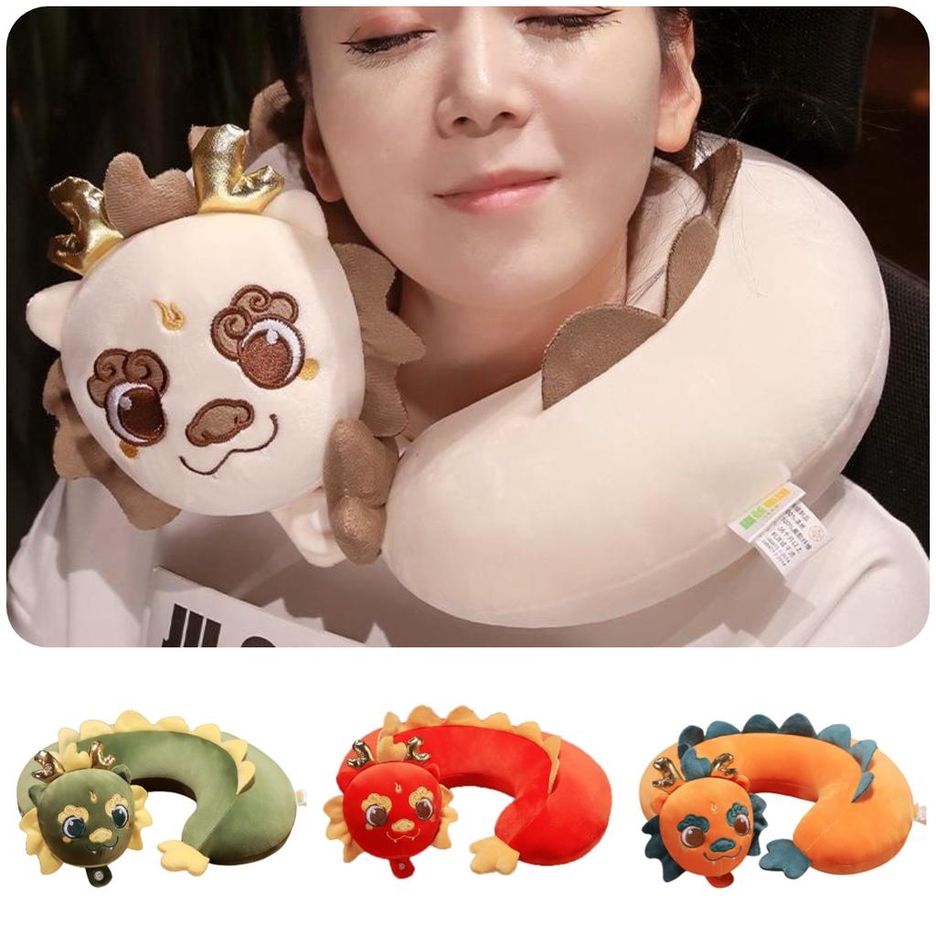 Wholesale Dragon Luck U-shaped Neck Pillow Ideal Gift For New Year And Festivals