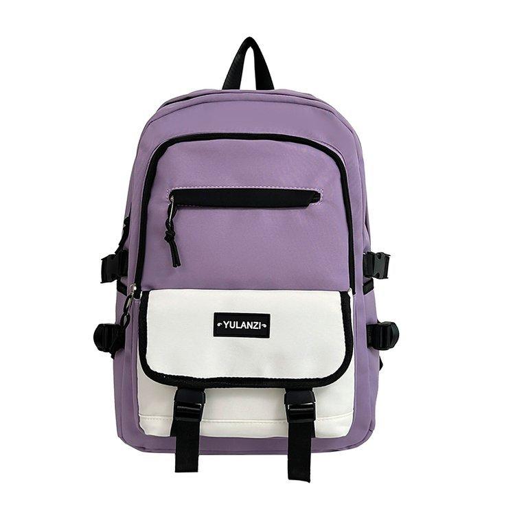 Schoolbag Trendy New Large Capacity Casual Fashion Versatile School Bag Junior High School College Student Computer Travel Backpack