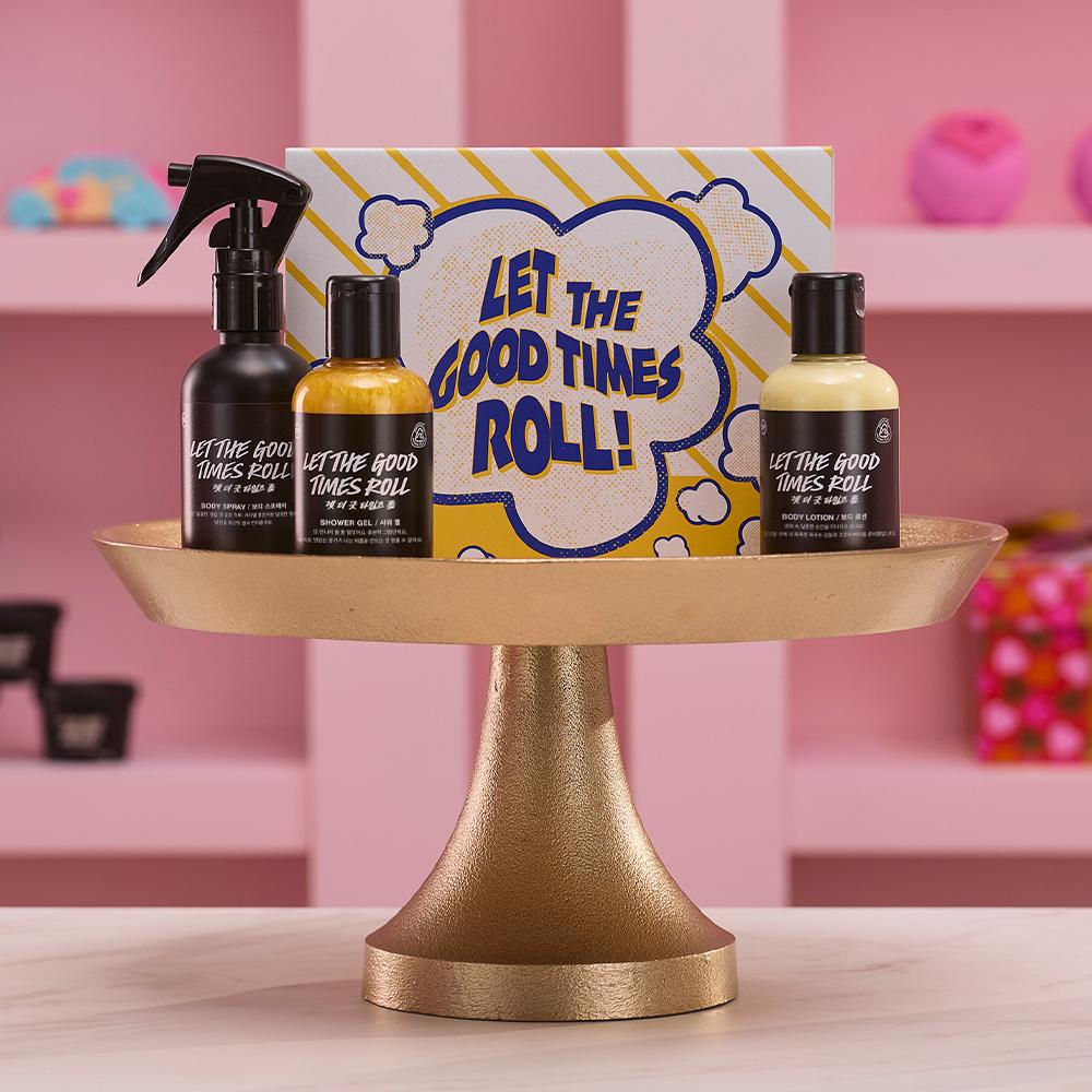 Lush Lass die guten Zeiten rollen 3-teiliges Körperpflege-Geschenkset