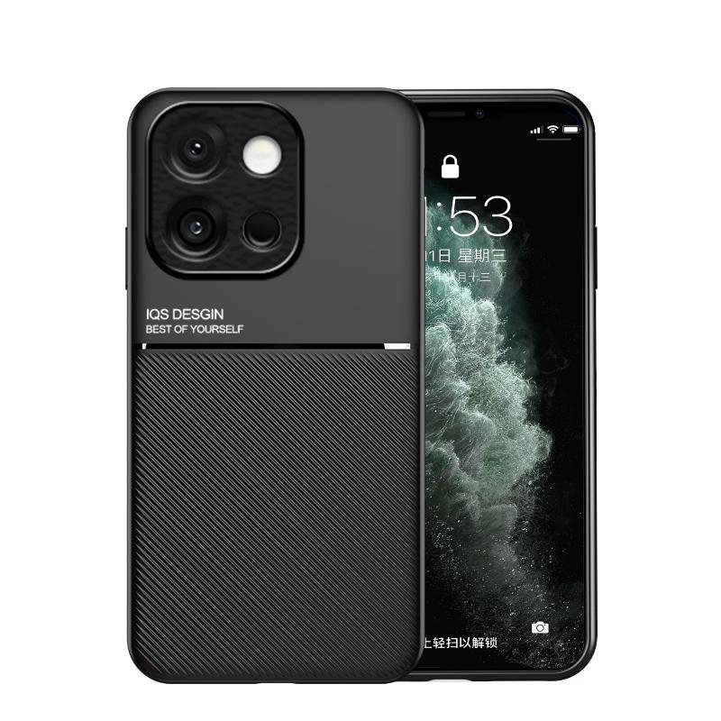 For OnePlus ACE 5 Textured Magnetic Four-corner Full Coverage Shockproof and Drop-resistant Phone Case