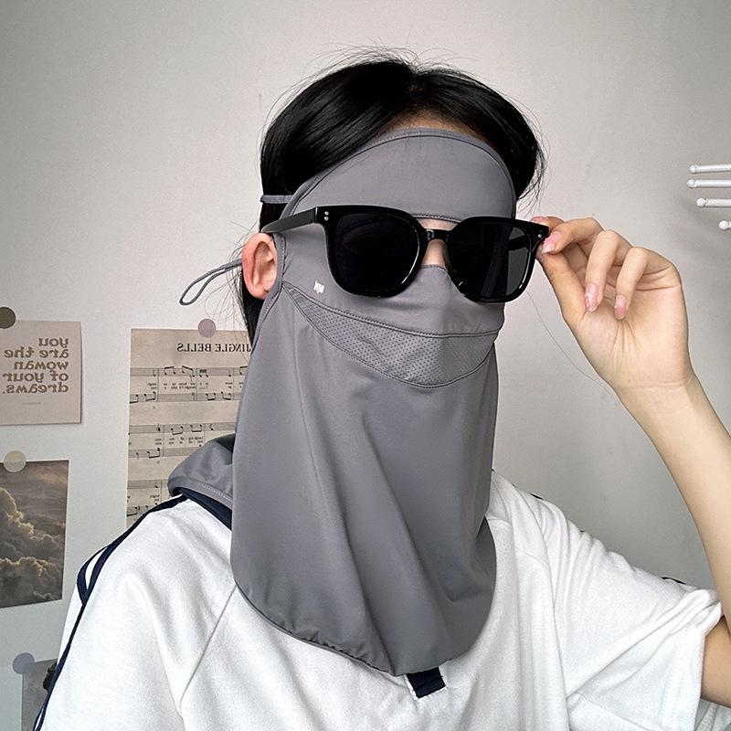 Luochi Summer UV Protection Women s Full Face  Neck Mask with Eye Corner Veil