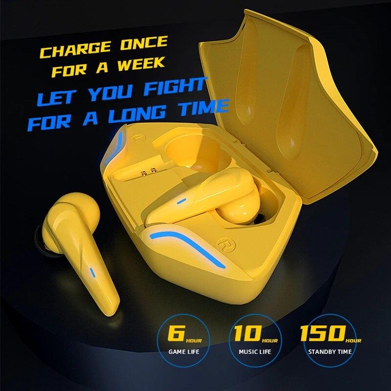 X15 Wireless Gaming Bluetooth Headset TWS 5.0 Stereo Earbuds Low Latency Earphone Bluetooth Headphone With Mic for iPhone Xiaomi