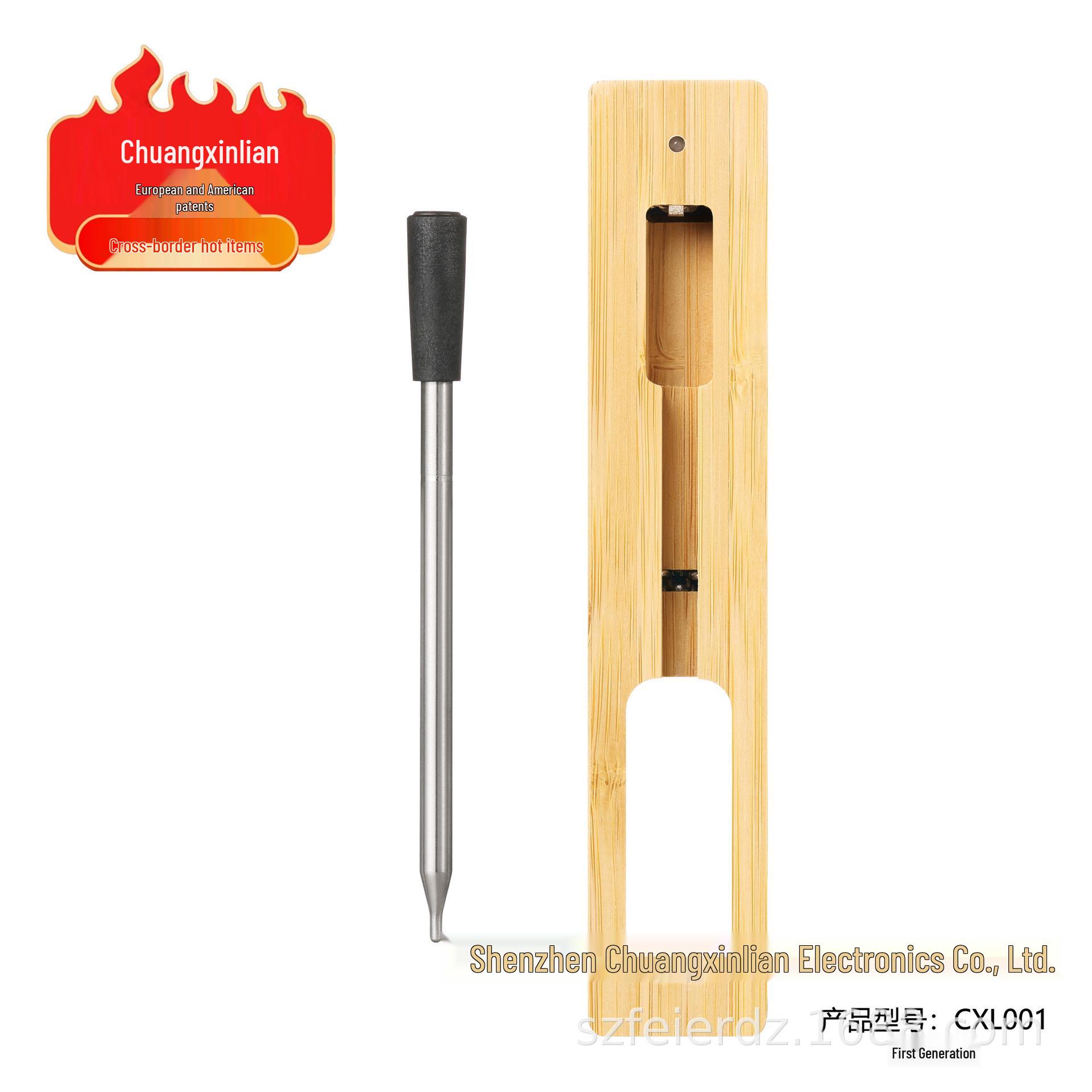 Bluetooth Wireless BBQ Grill Thermometer Probe for Kitchen Oven and Meat Temperature Measurement -20 to 120°C