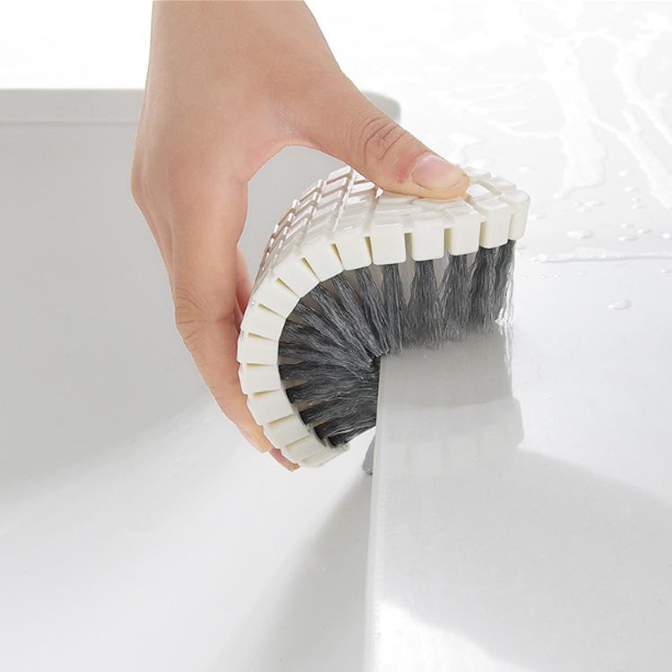 Flexible Cleaning Brush for Kitchen, Sink, Bathtub, Tile, and Floor - No Dead Corner Design