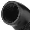 2PCS Black Thread Adapter G1/4 Thread 45 Degree Bend Fitting  Water Cooling Loop