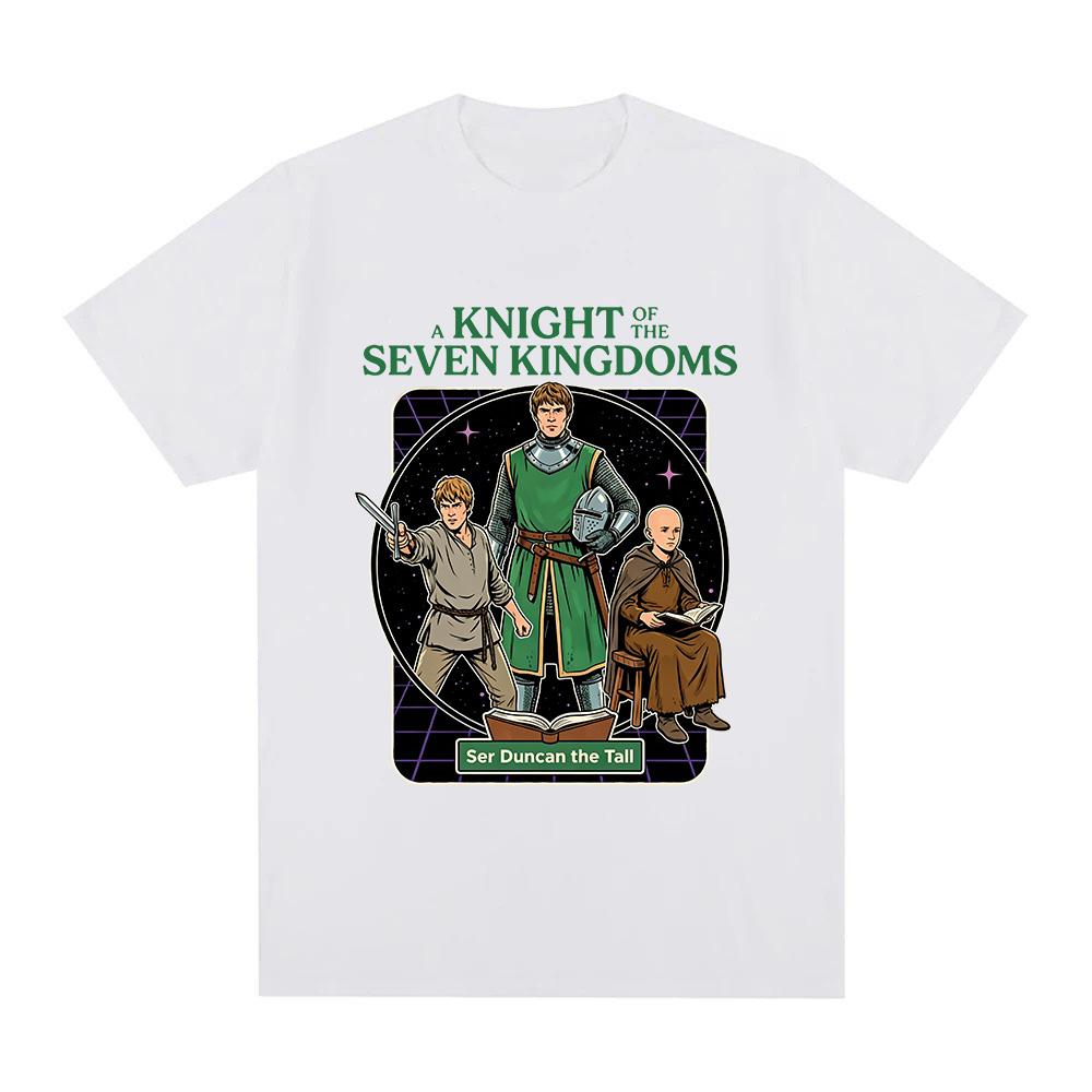 A Knight of The Seven Kingdoms T-Shirt Summer Casual T-Shirts Women/men Cotton  Short-Sleeve Round Neck Graphic Printing Tshirt