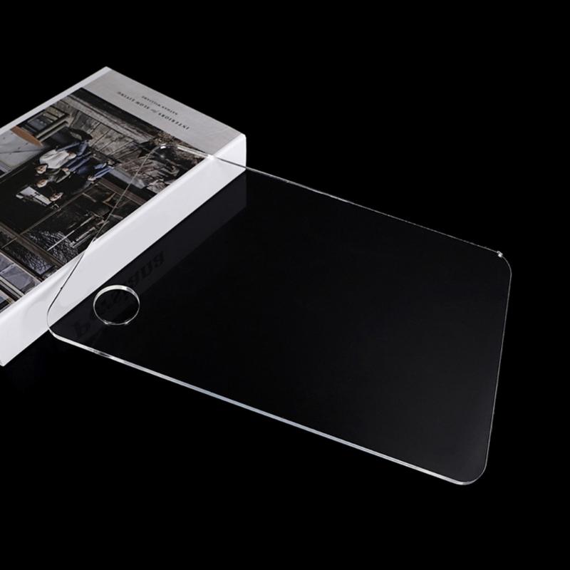 

Acrylic Paint Palette with Thumb Hole, Clear Acrylic Art Painting Palette Paint Mixing Palette for Artist Painting