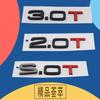 AAWC1 3D 2.0 T 2.0T 3.0 T 1.8T Letters compatible compatible for A3 A4 A5 A6 A7 A8 Q2 Q3 Q5 Q7 Q8 car Engine Fender trunk Rear Decal Emblem