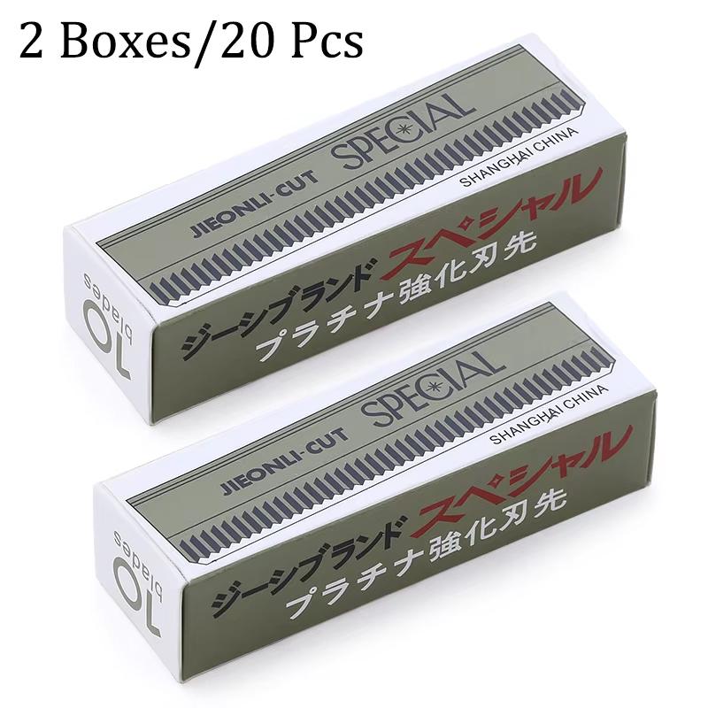 10/20/50pcs Eyebrow Blades Stainless Steel Microblading Eye Brow Trimmer Face Hair Remover Replaceable Razor Makeup Beauty Tools