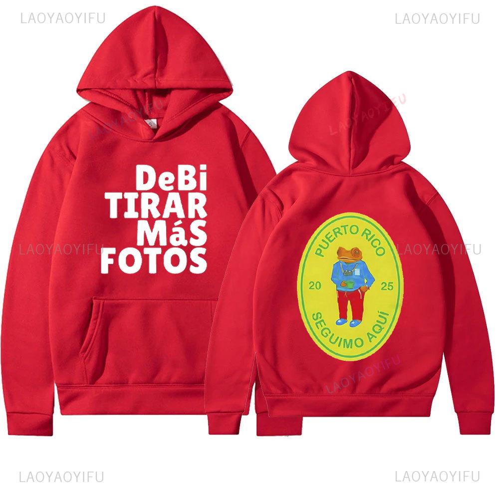 Sudadera con capucha del álbum DTMF Bad Bunny para hombre y mujer, jersey holgado, sudadera de invierno, regalo para fans, suéter elegante, nuevo en 2025, manga larga