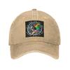Unisex Baseball Hats Singer Love Pink Band Floyd  Washed Denim Streetwear Baseball Caps Hip Hop Cap Casquette