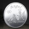 1PC Golden Angel Girl 7 Commemorative Medal Painted Emblem Relief Commemorative Medal Commemorative Coin