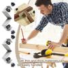 Right Angle Clamp 90 Degree 2 Pieces Corner Clamps T-Shaped Positioning Squares Clamping Tool With Adjustable Swing Jaw For