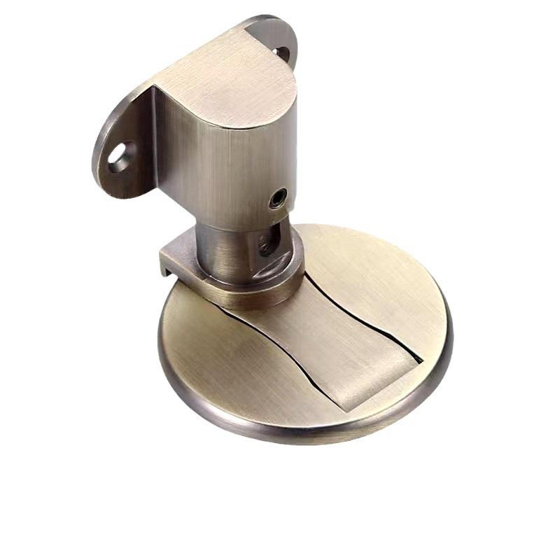 Silent Door Stopper: Hole-Free, Invisible Floor-Mounted Bumper for Bedroom and Bathroom