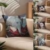 P-Punishing G-Gray R-Raven Pillow Case Comfort Sofa Bed Silky Elegant Invisible Zipper Custom Decorative Cushion Cover