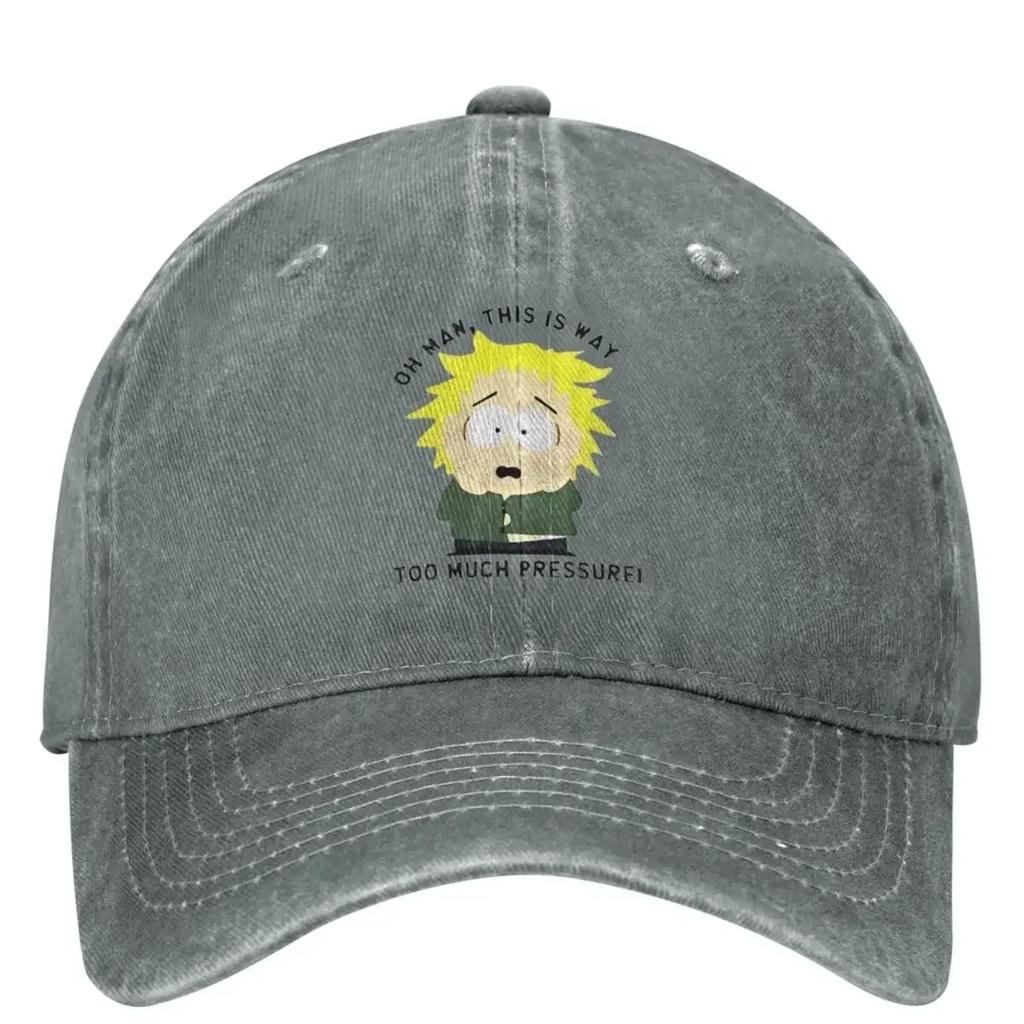Tweek Tweak Washed Baseball Cap Souths Cartoon Parks Fashion Hip Hop Dad Hats Summer WoUnisex Unisex Running Sunshade Baseball Caps