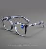 Blue Light Blocking Reading Glasses for Women Men Jelly Wrapped Flower Square Presbyopia Eyeglasses Hyperopia Diopter Eyewear