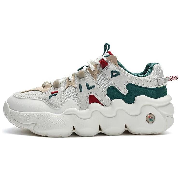 

New FILA Panini Xmas Shoes White Green Red Women s F12M312113FSL 41