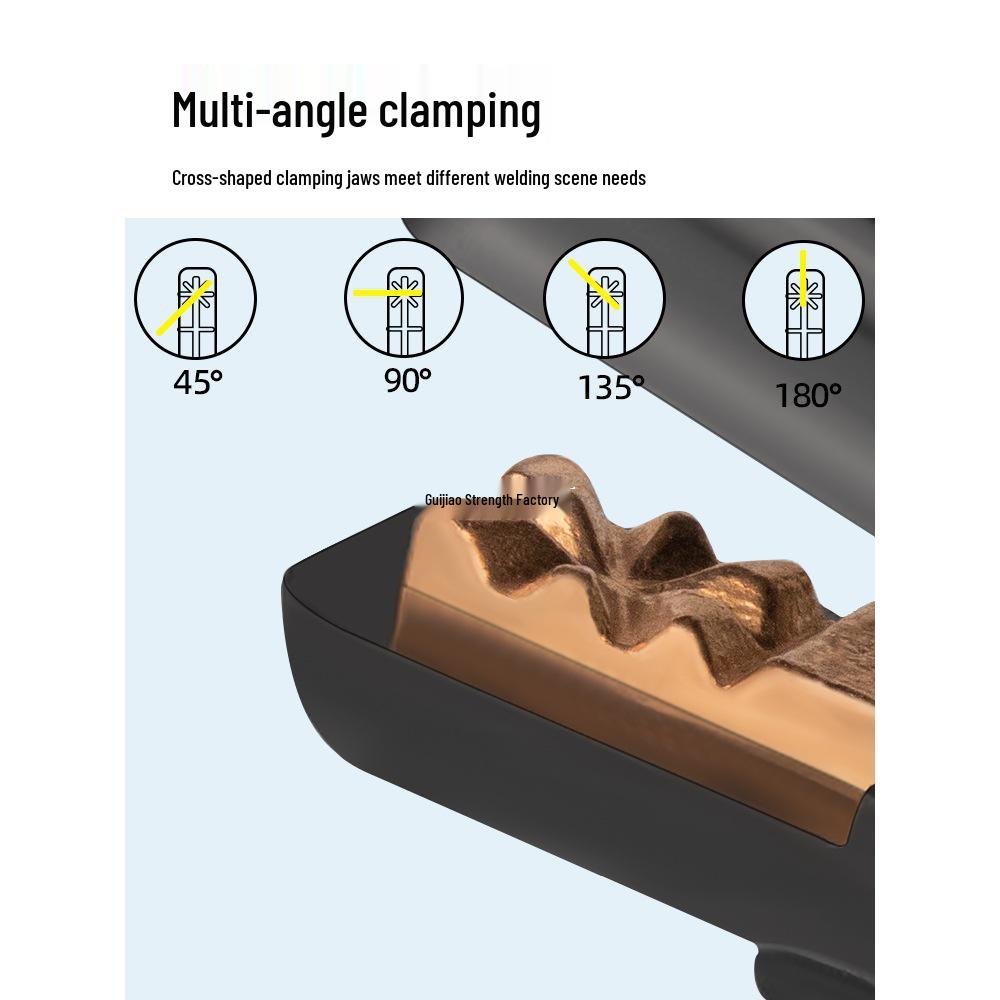 Durable 800A Copper Welding Pliers & Non-Scalding 500A Industrial Welding Holder - European Style