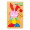 Wooden Early Education Cognitive Children Educational Toys Building Block Animal Traffic Shape Matching 3d Three-dimensional Puz