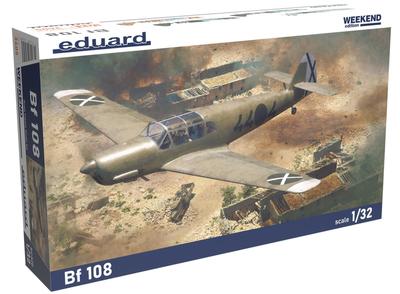 Eduard 1/32 Weekend Edition Bf108 Plastic Model Kit EDU3405 (Airplane)