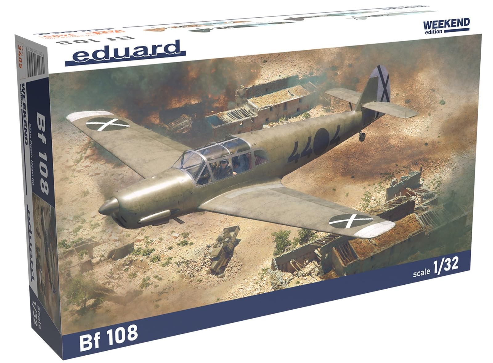 

Eduard 1/32 Weekend Edition Bf108 Пластиковая модель EDU3405 (Самолет)