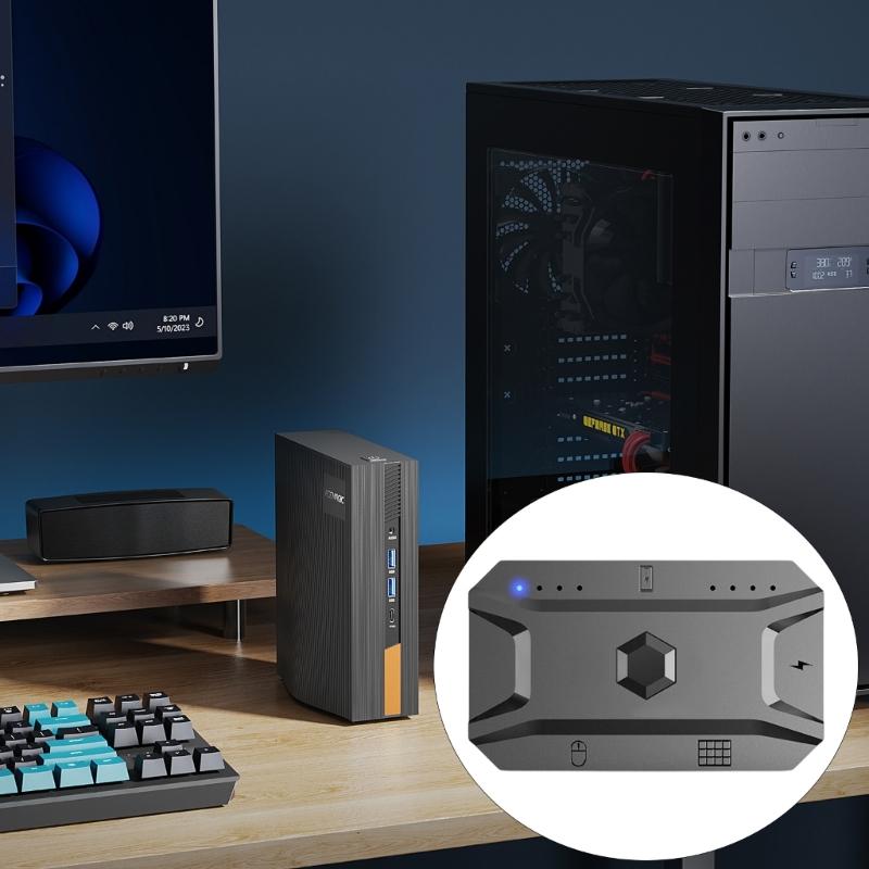 Hochpräzise Hintergrundbeleuchtete Tastatur und Mobile Gaming-Maus Kombination Anpassbare Makrofunktion 800-3200 DPI Einstellbar