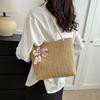Fashionable Trendy Woven Tote Bag For Women Summer 2023 Chic Large Capacity