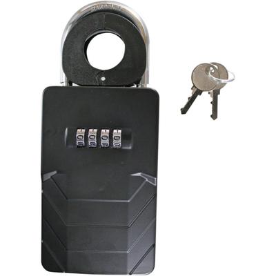Waki Sangyo Emergency Key Box, Black, 110 X 72 Mm, Spare Key Box, for Key Storage and Transfer, MBX-2204