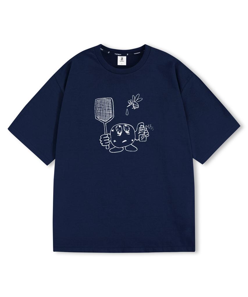 TOPBOY Mosquito Oversized Short Sleeve T-Shirt (Type B)