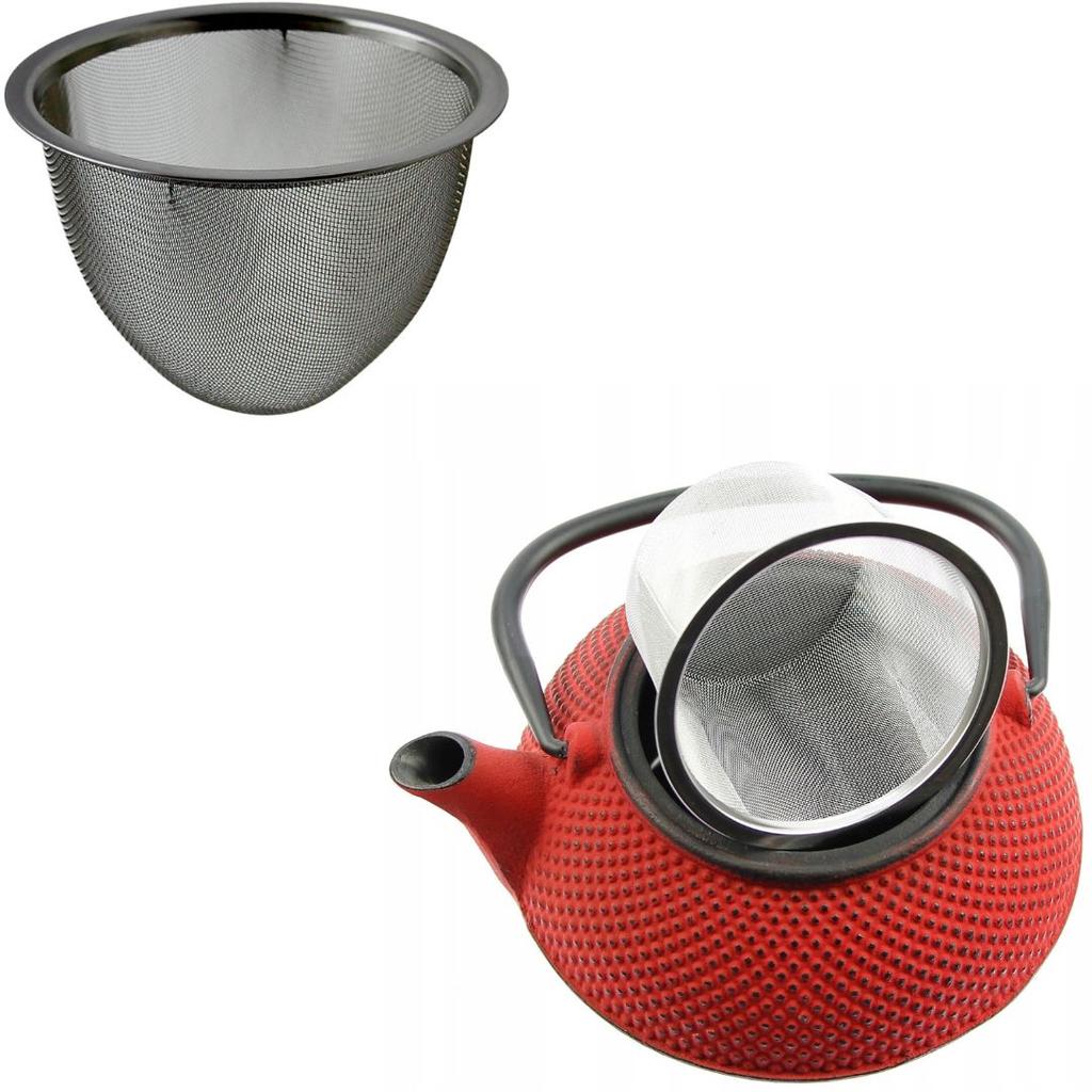 Cast Iron Kettle 0.8L Imbrzk Infuser Tea Strainer + Heater