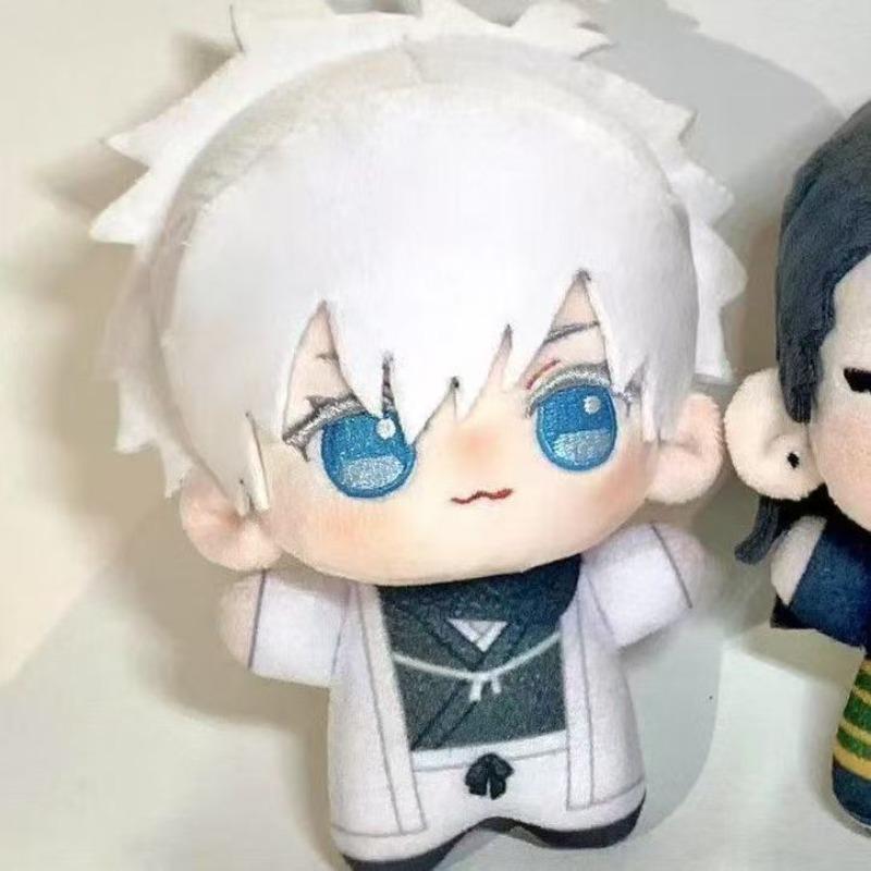 Jujutsu Kaisen Gojo Satoru Suguru Geto Plush Doll Set 10cm Cute Anime Stuffed Toy Fan Collection Birthday Gift Home Decoration
