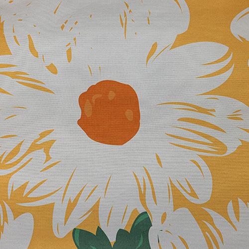 

1PC Nuan Series Vintage Style Full Blackout Curtains Rustic Style Daisy Print Curtains for Bedroom Living Room Balcony Window for Home Decor W100cm x L130cm
