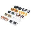 Timeless Retro Stylish High End Designer Style Travel Friendly Oversized Square Shaped Female Male For Both Women Sun Glasses