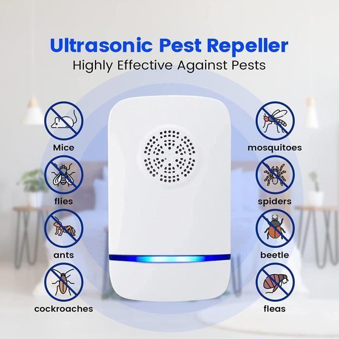 Lot de 2 Appareil Repulsif Ultrason Souris