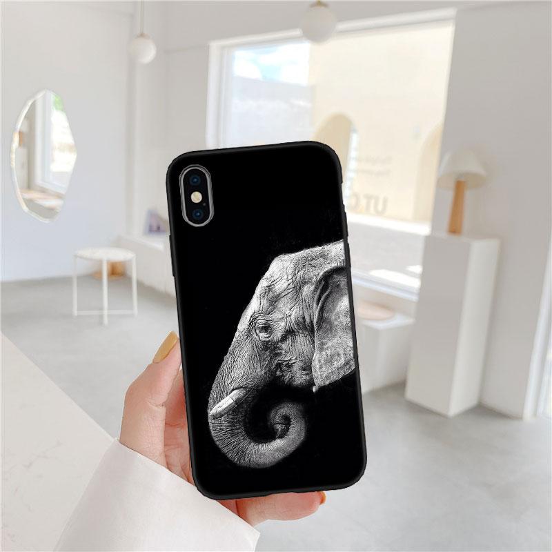 PP2 Animal Elephant Soft Shell Phone Case for Samsung Galaxy S20 S21 S22 Ultra FE + Plus A21S A22 A24 A25 A26 A30 A30S A31