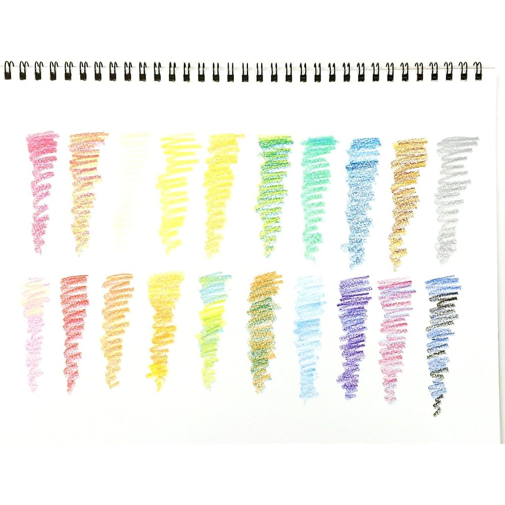 Kokuyo KE-AC2 Mixed Colored Pencils, 20 Pencils